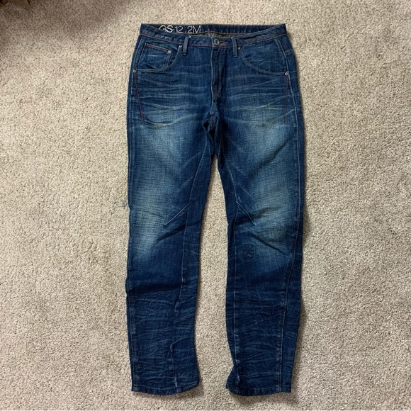 Ｇ－ＳＴＡＲ　ＲＡＷ G Star RAW 5620 Motion 3D Tapered Jeans Mens 32X34 Dark Wash Blue